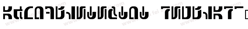 AFModuleTextOT Regular字体转换